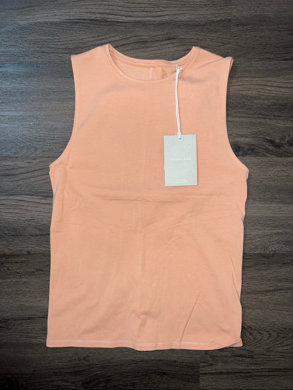 NWT Everlane Women's Supima Stretch Blush Pink Tank